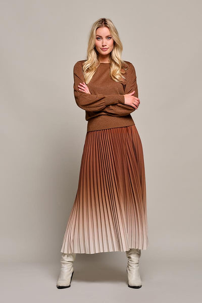 Rok louie plisse 7010520 Bruin