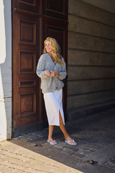 Skirt denim kazelina 10508734 Chalk