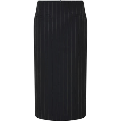 Skirt hydrangeabbzaia BBW4635 Black pinstripe