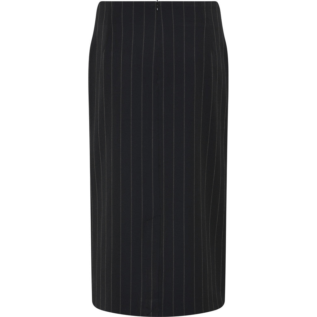 Skirt hydrangeabbzaia BBW4635 Black pinstripe