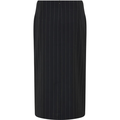 Skirt hydrangeabbzaia BBW4635 Black pinstripe
