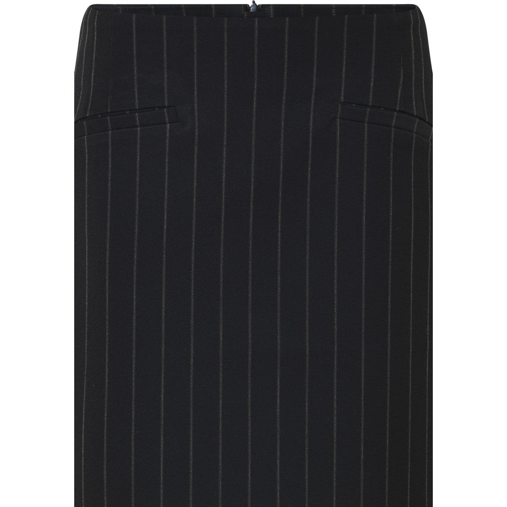 Skirt hydrangeabbzaia BBW4635 Black pinstripe