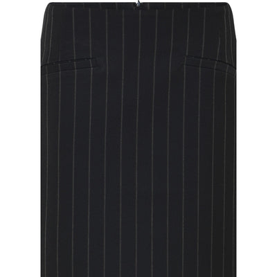Skirt hydrangeabbzaia BBW4635 Black pinstripe