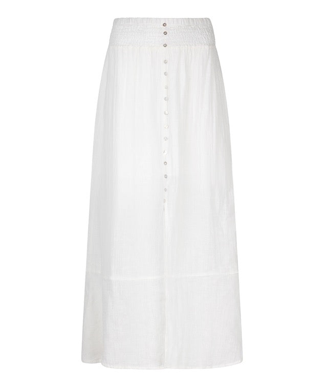 Skirt linen  HS24.28212 Off-White