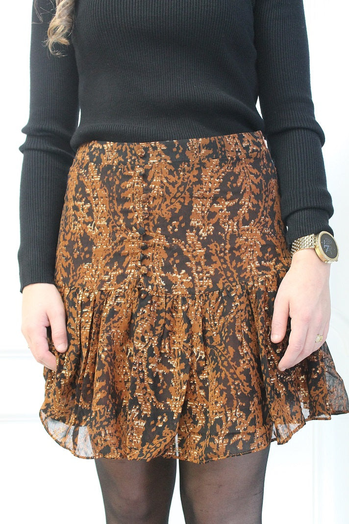 Skirt maron H2536 Multi
