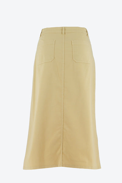 Skirt met split 834039 Beige