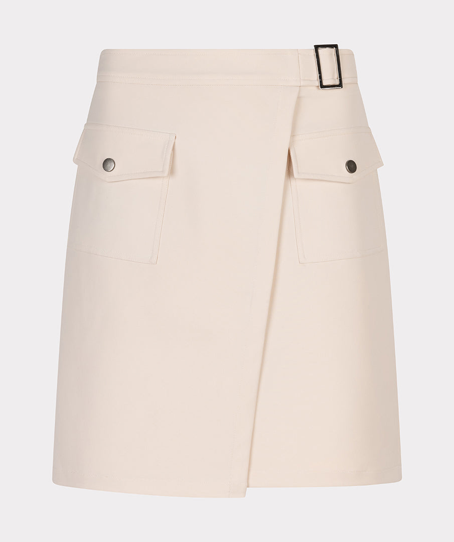 Skirt overlap pockets city F24.10551 Beige