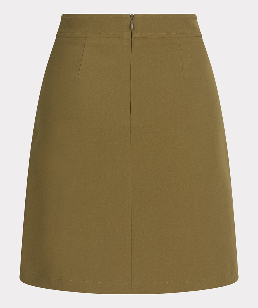 Skirt overlap pockets city F24.10551 Moss green