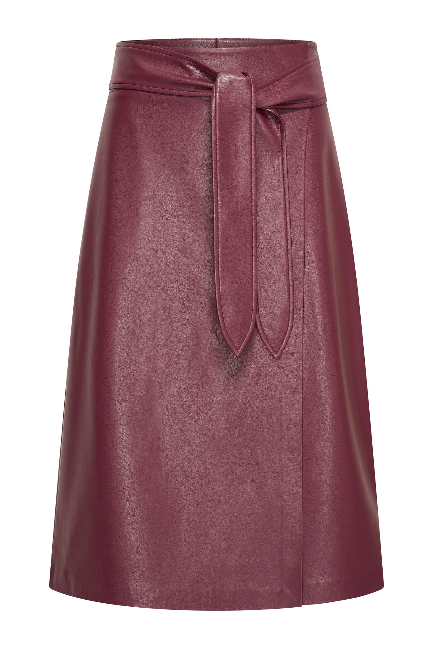Skirt pu EX23-25904 Sangria