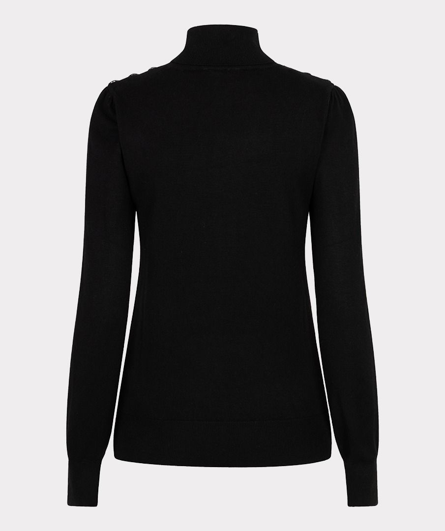 Sweater button basic F25.07535 Black