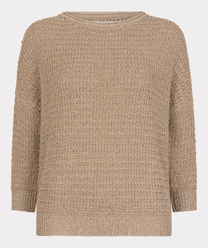 Sweater oversized lurex F25.07509 Sand