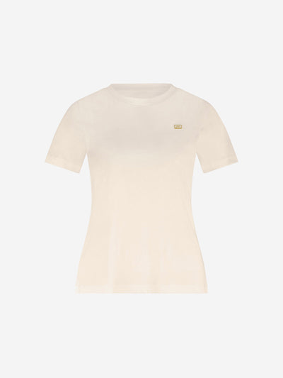 T-shirt square plate N-6-422-2504 Cream