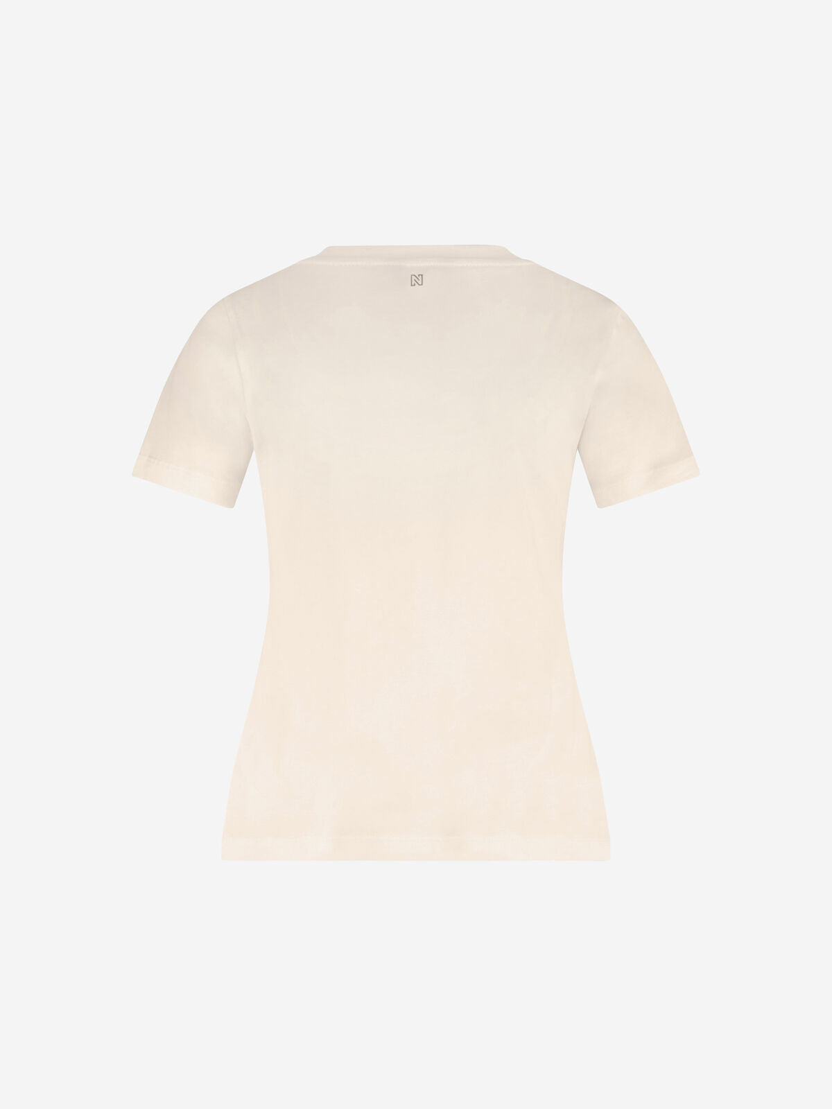 T-shirt square plate N-6-422-2504 Cream