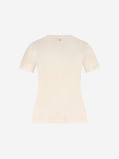T-shirt square plate N-6-422-2504 Cream