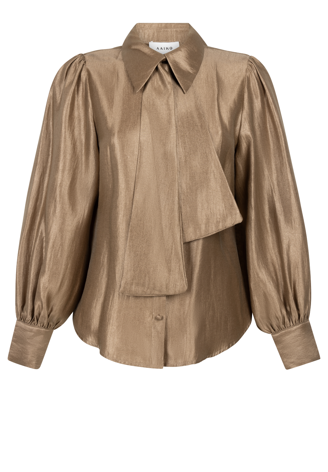 Blouse verronne shimm RAY-517 Bruin