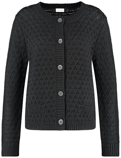Vest gebreid 130051-57035 Zwart