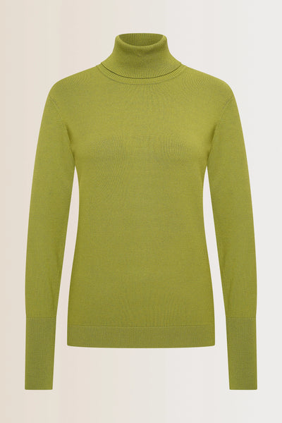 Pullover basic turtleneck EX11-25927 Groen