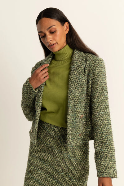 Blazer fancy cropped EX15-251146 Laurel