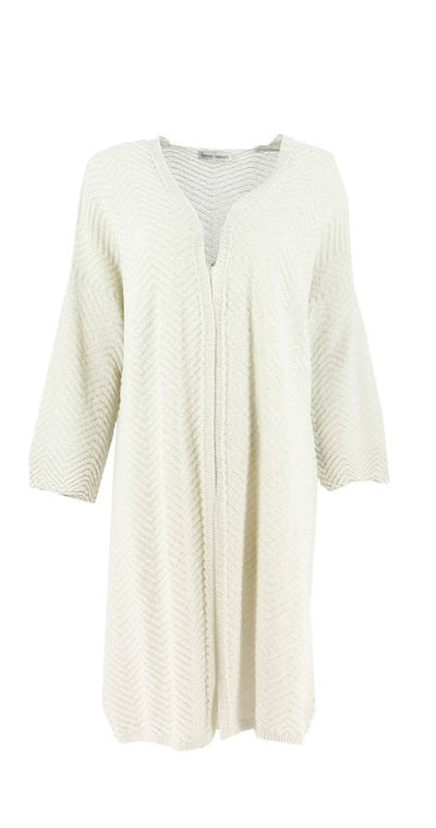 Cardigan lurex 853002 Ecru