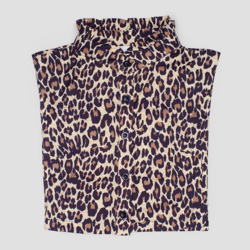 Collar ruffle 01213 Leopard