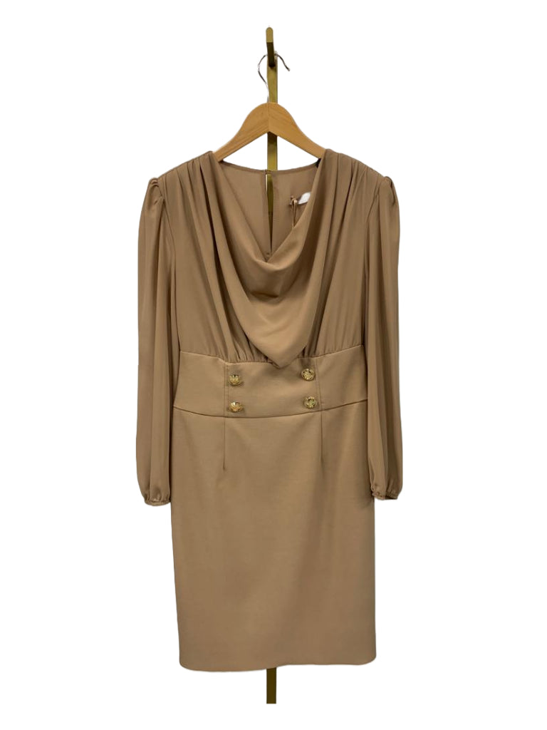 Dress tweedelig effect CFC0110649003 Cammello beige