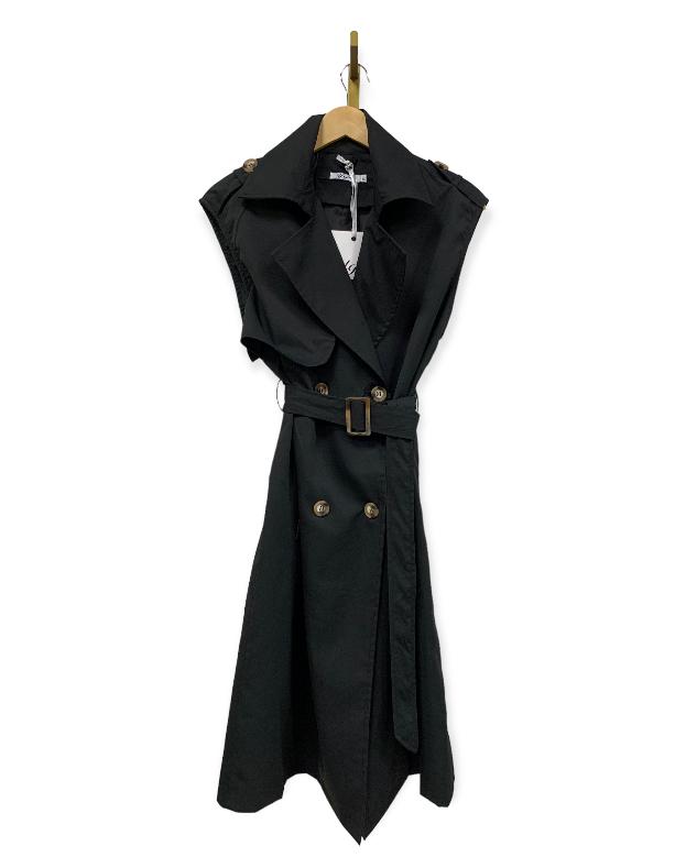Gilet met knopen 228067 Zwart