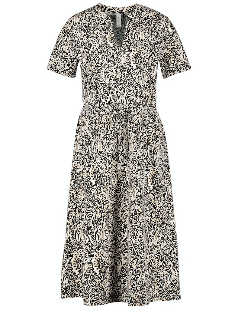 Jurk joyful vibes 885105-44145 Zwart/ecru
