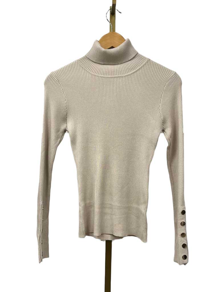 Koll met gouden knoopjes D-6691 Beige
