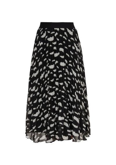 Rok met print 2120912 Zwart