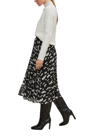 Rok met print 2120912 Zwart