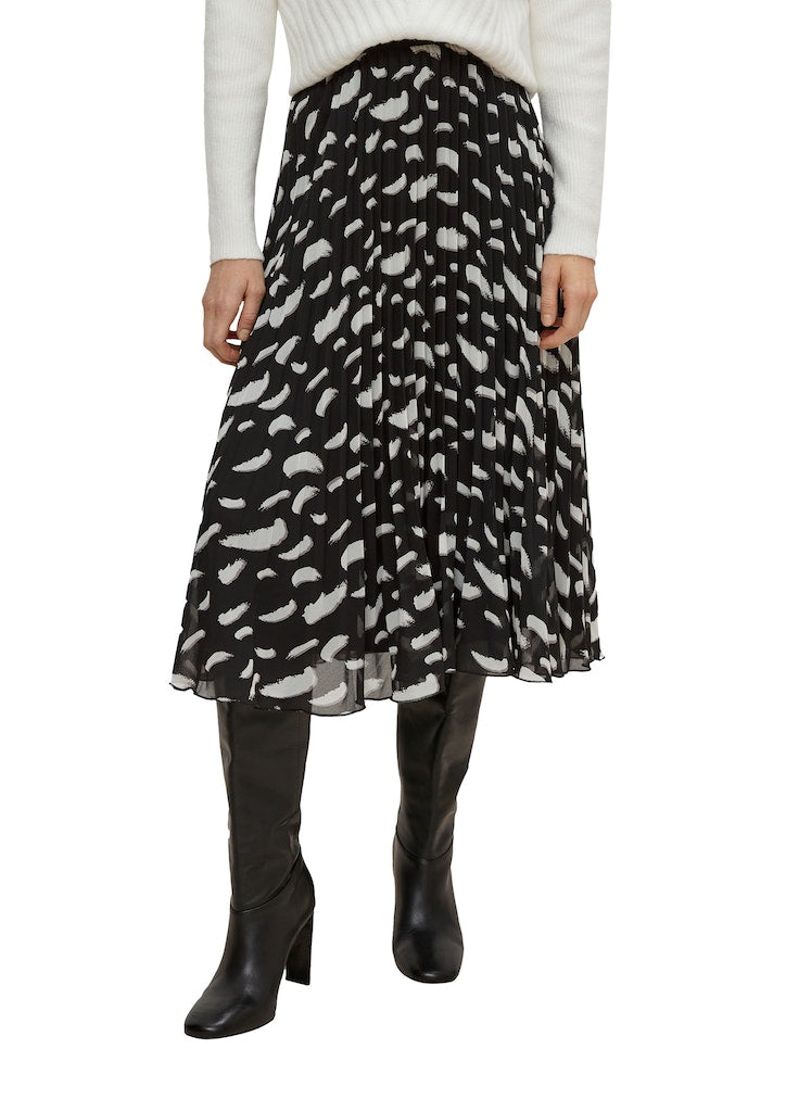 Rok met print 2120912 Zwart