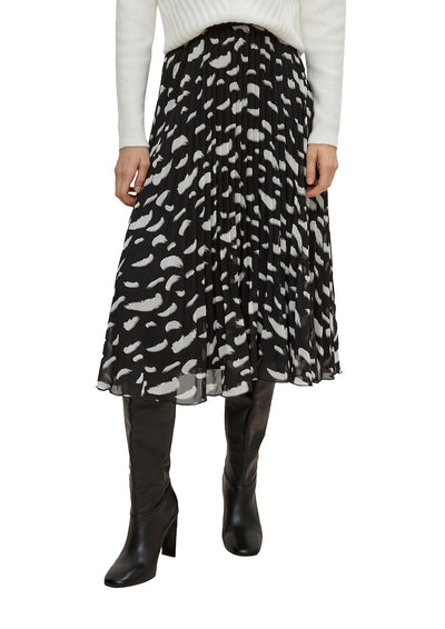 Rok met print 2120912 Zwart