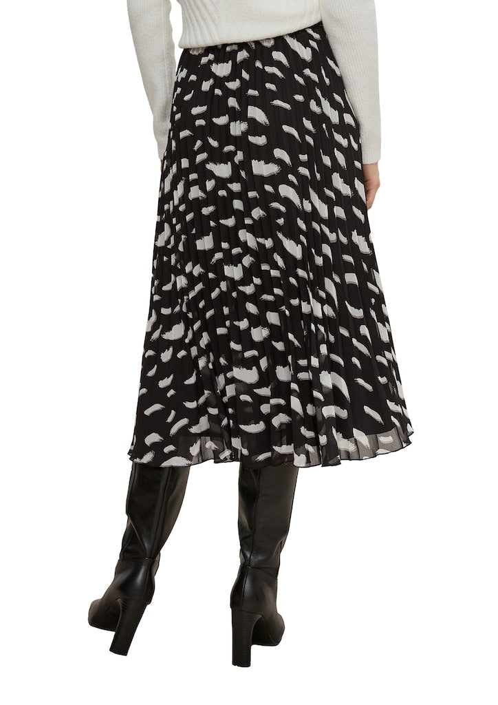 Rok met print 2120912 Zwart