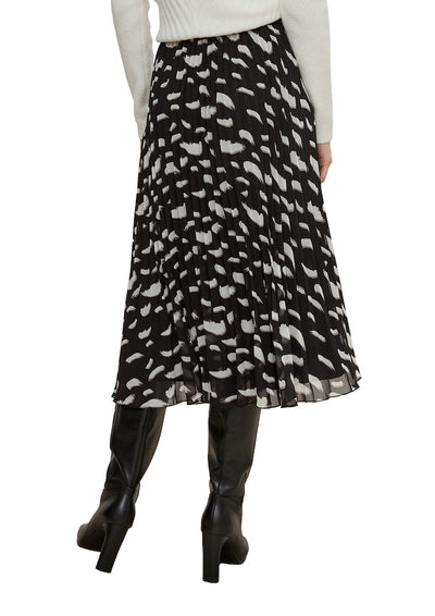 Rok met print 2120912 Zwart