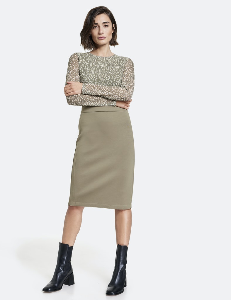 Skirt effen 710001-31359 Khaki