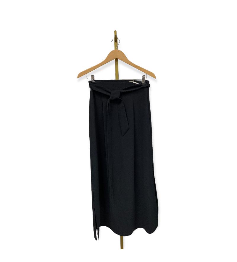 Skirt lee long wrap LEE-BLACK Black