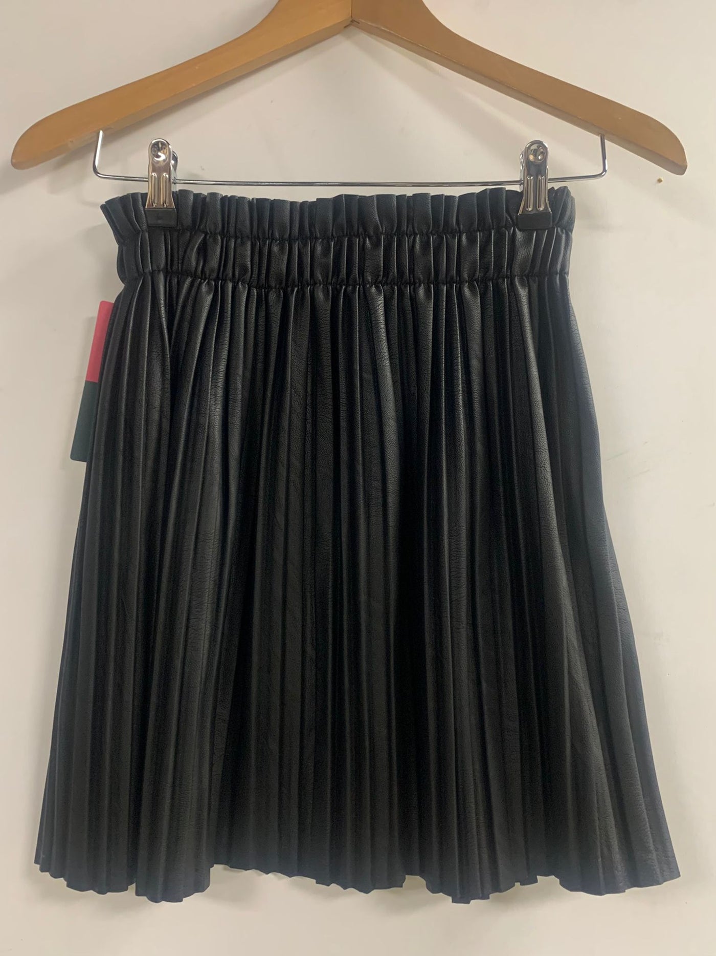 Skirt leer plisse VR-3399 Black