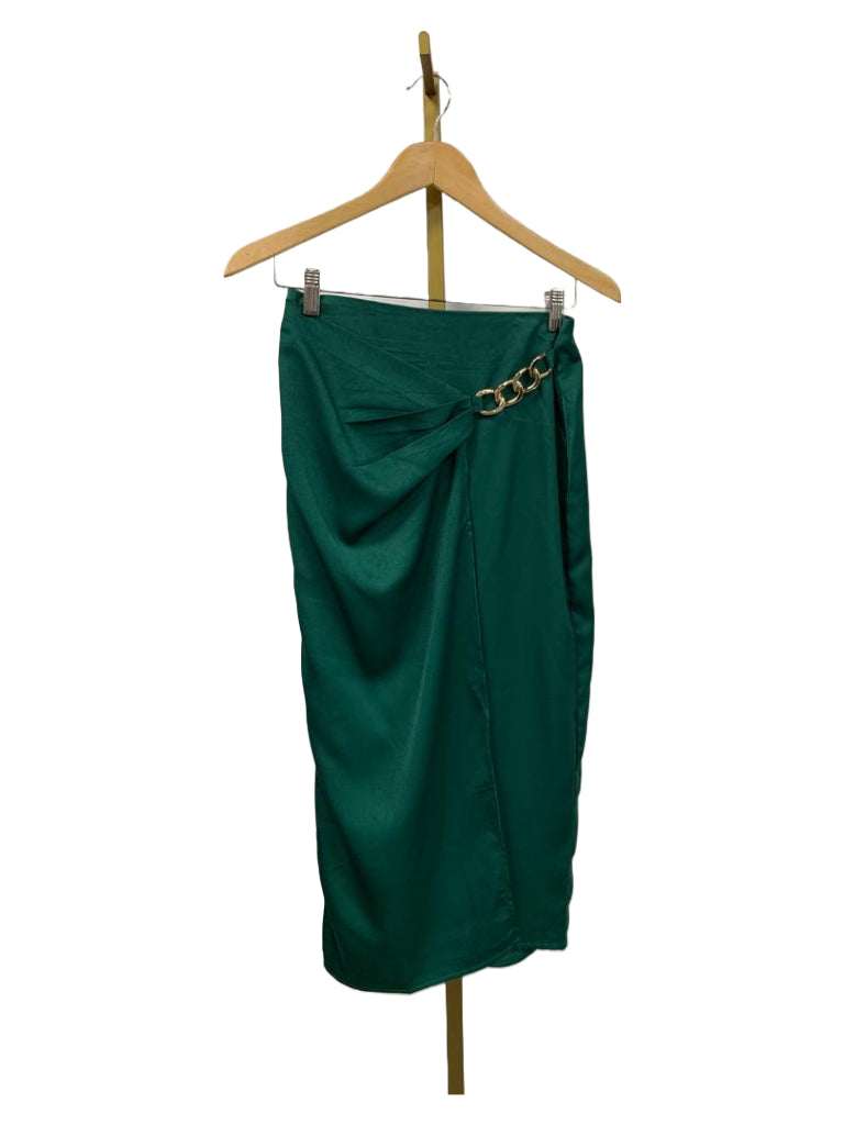 Skirt satin ketting gold 15095 Groen