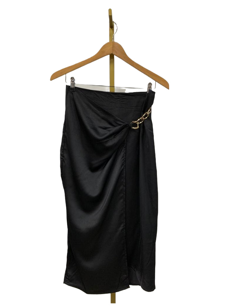 Skirt satin ketting gold 15095 Zwart