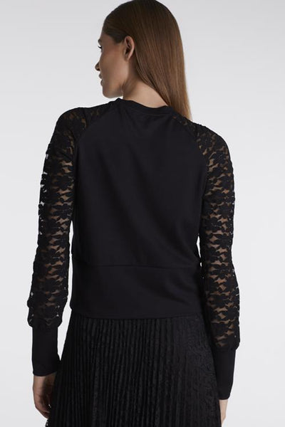 Sweater lace Berda-W20 Black