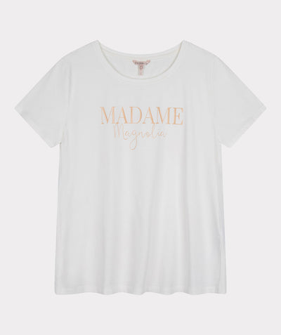T-shirt madame magnolia SP22.05019 Off-White