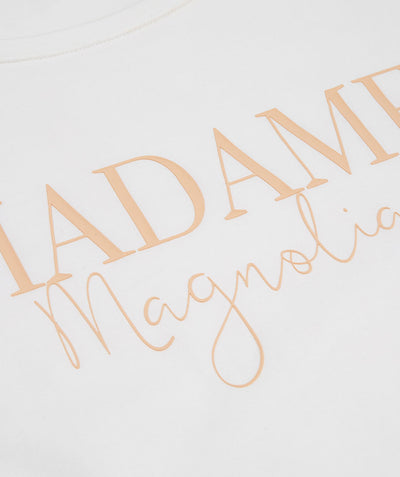 T-shirt madame magnolia SP22.05019 Off-White