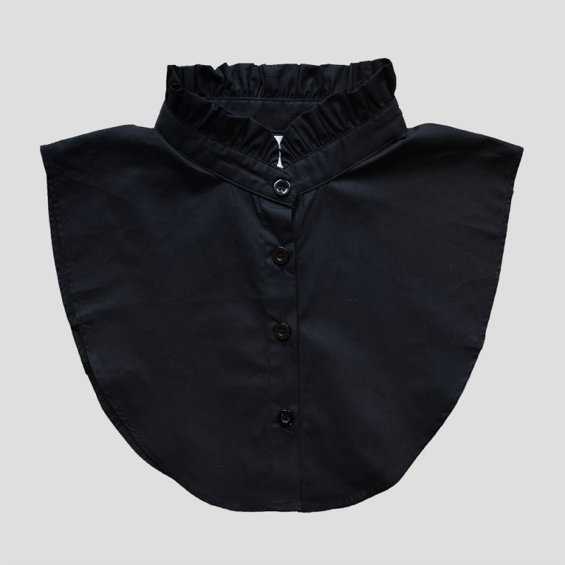 Collar ruffle 01213 Black
